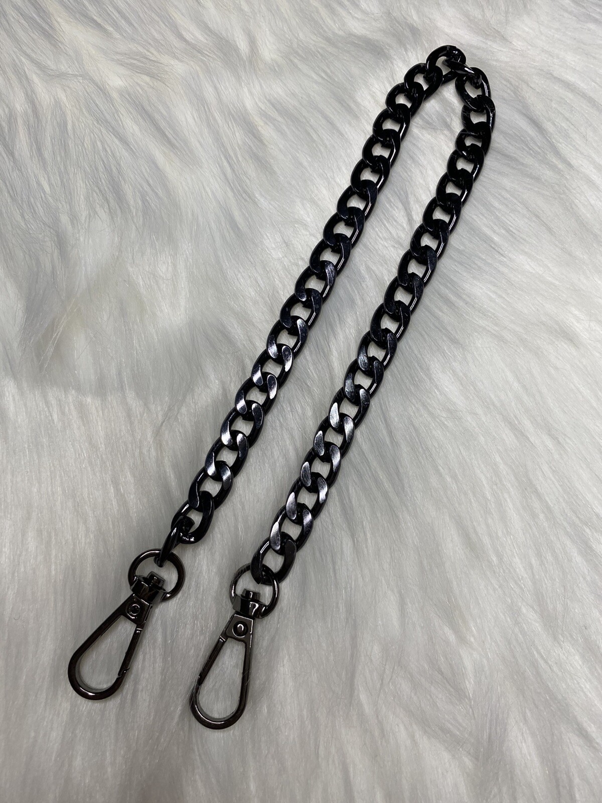 Bag Chain Strap Replacement Shoulder Handbag Purse DIY 15.7” Gunmetal Dark Gray