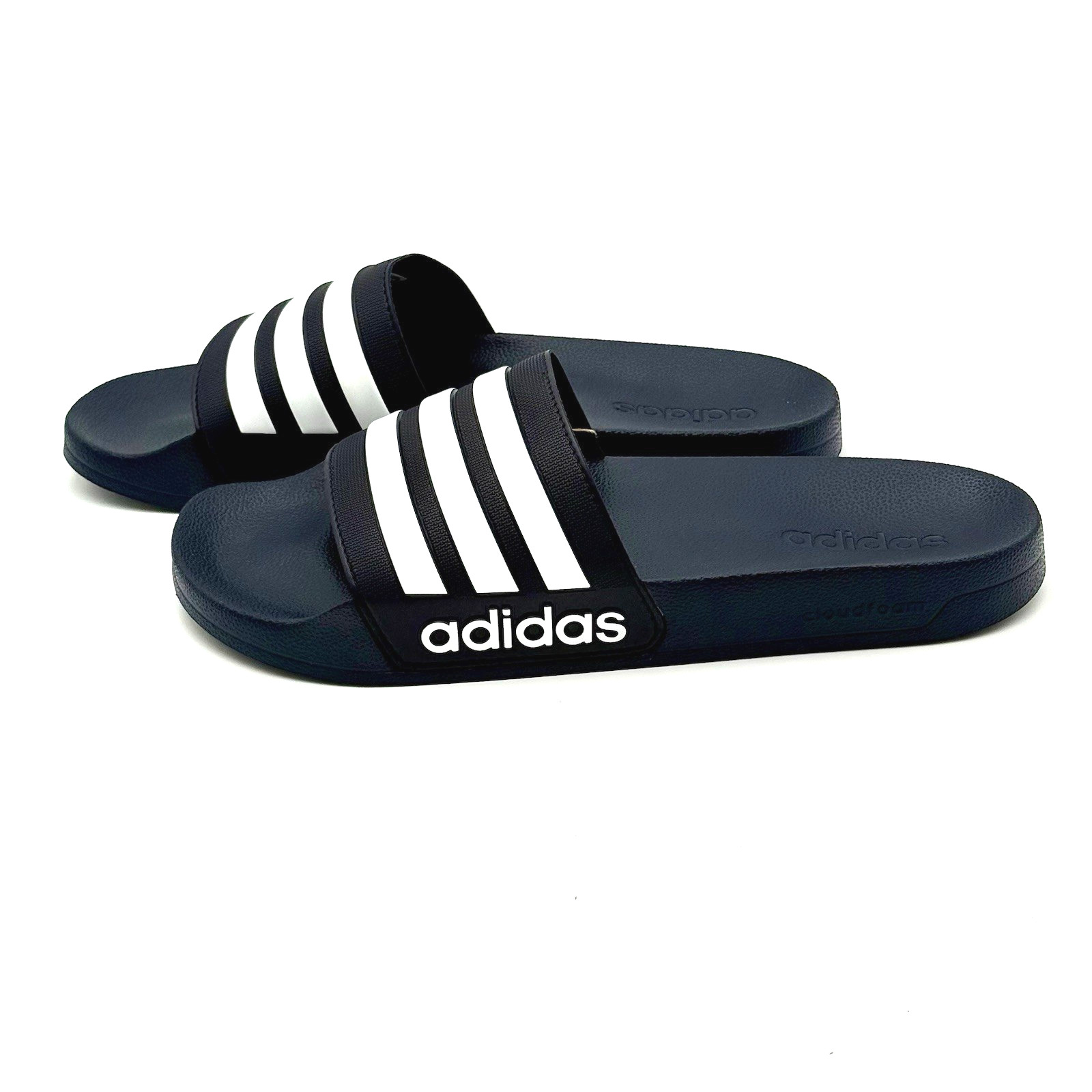 adidas Adilette Men’s Shower Slip On Slides GZ5920 Navy White