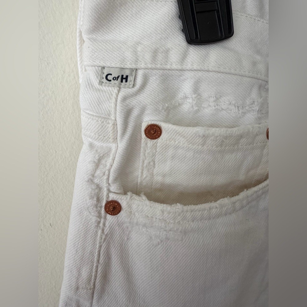 🤍 CITIZENS OF HUMANITY “Annabelle” Cutoff White Denim Shorts – Size 27 🤍