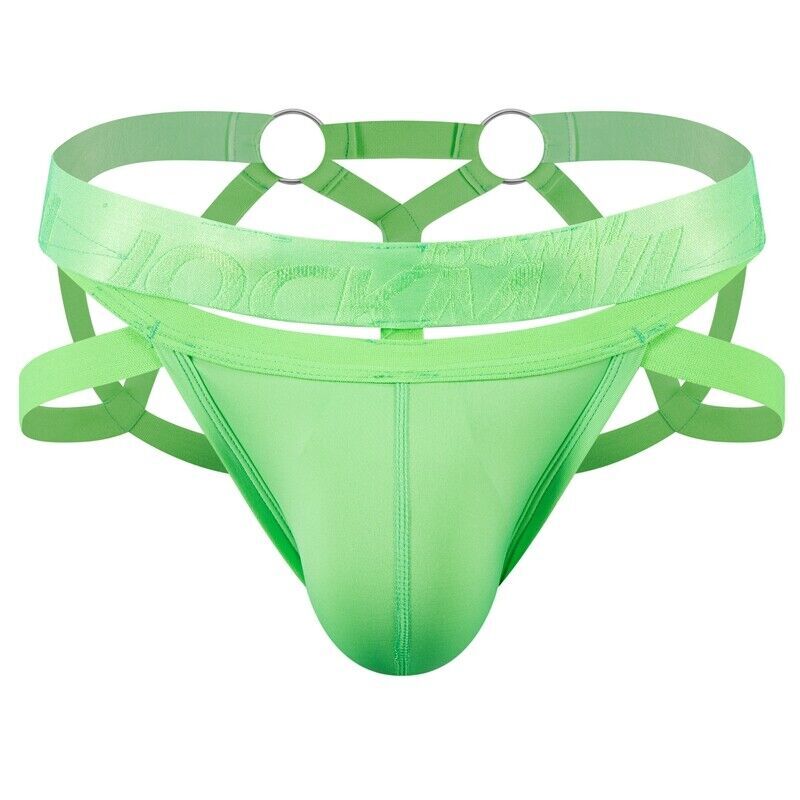 Jockmail Sexy Men’s Jockstrap Briefs Underwear G-string Thongs T-back Underpant