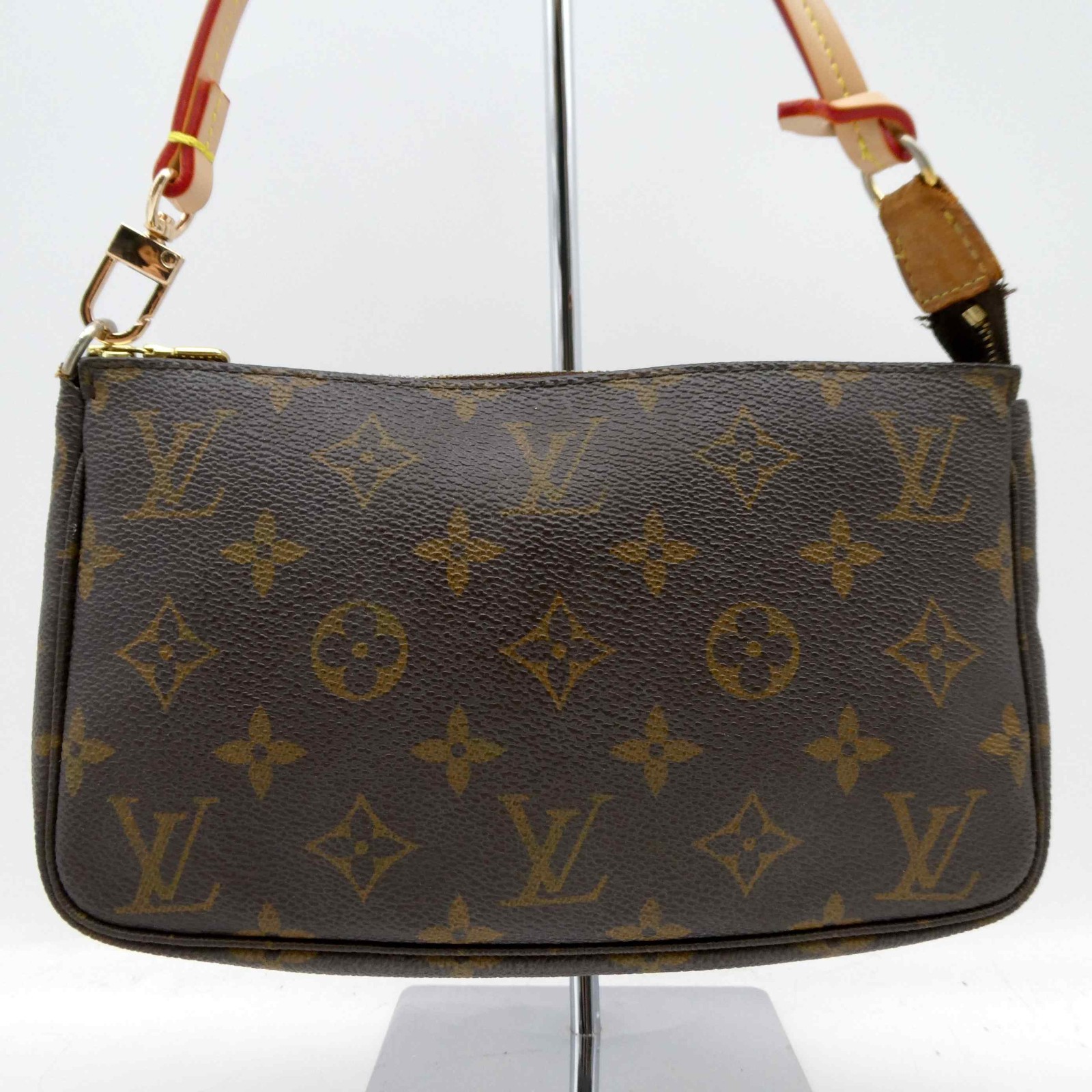 Louis Vuitton Pochette Accessoires Hand Bag PVC Leather M51980 Monogram 1119