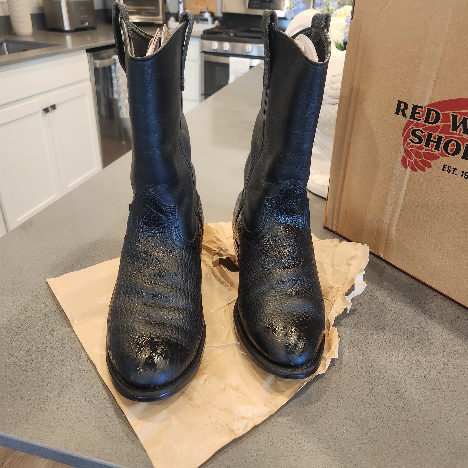 Red Wing 1158 Pecos Men’s Bullhide Leather Size 9ee