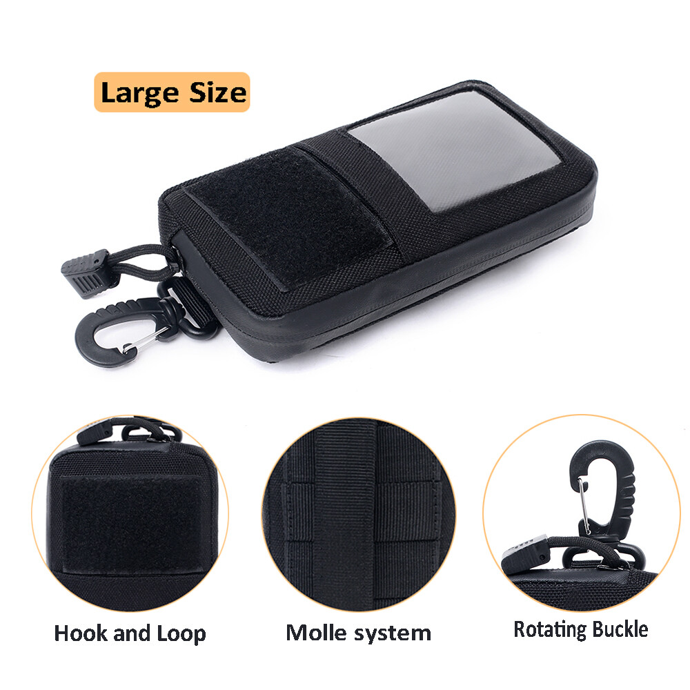 Tactical Card Bag Wallet EDC Molle Pouch Waterproof Key Holder Money Case Pack