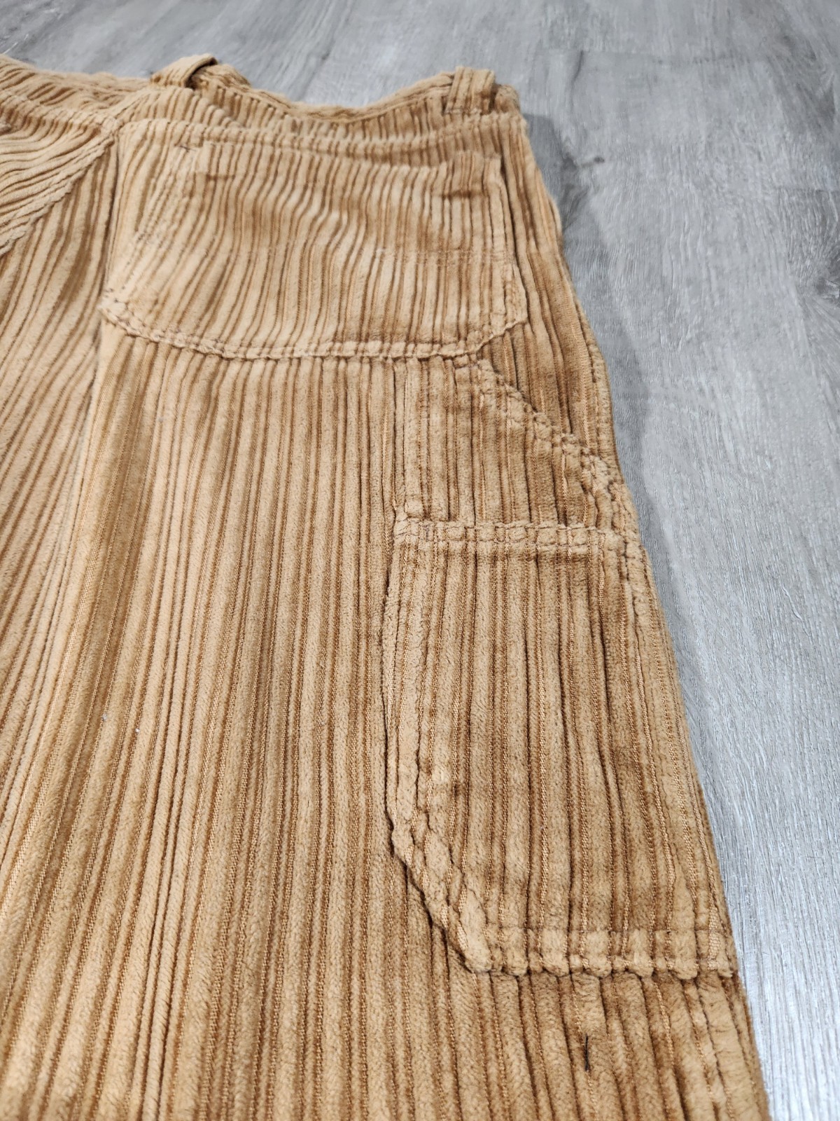 Vintage Bugle Boy Corduroy Carpenter Pants 38×32 Baggy Skater Gold Crest 80s 90s