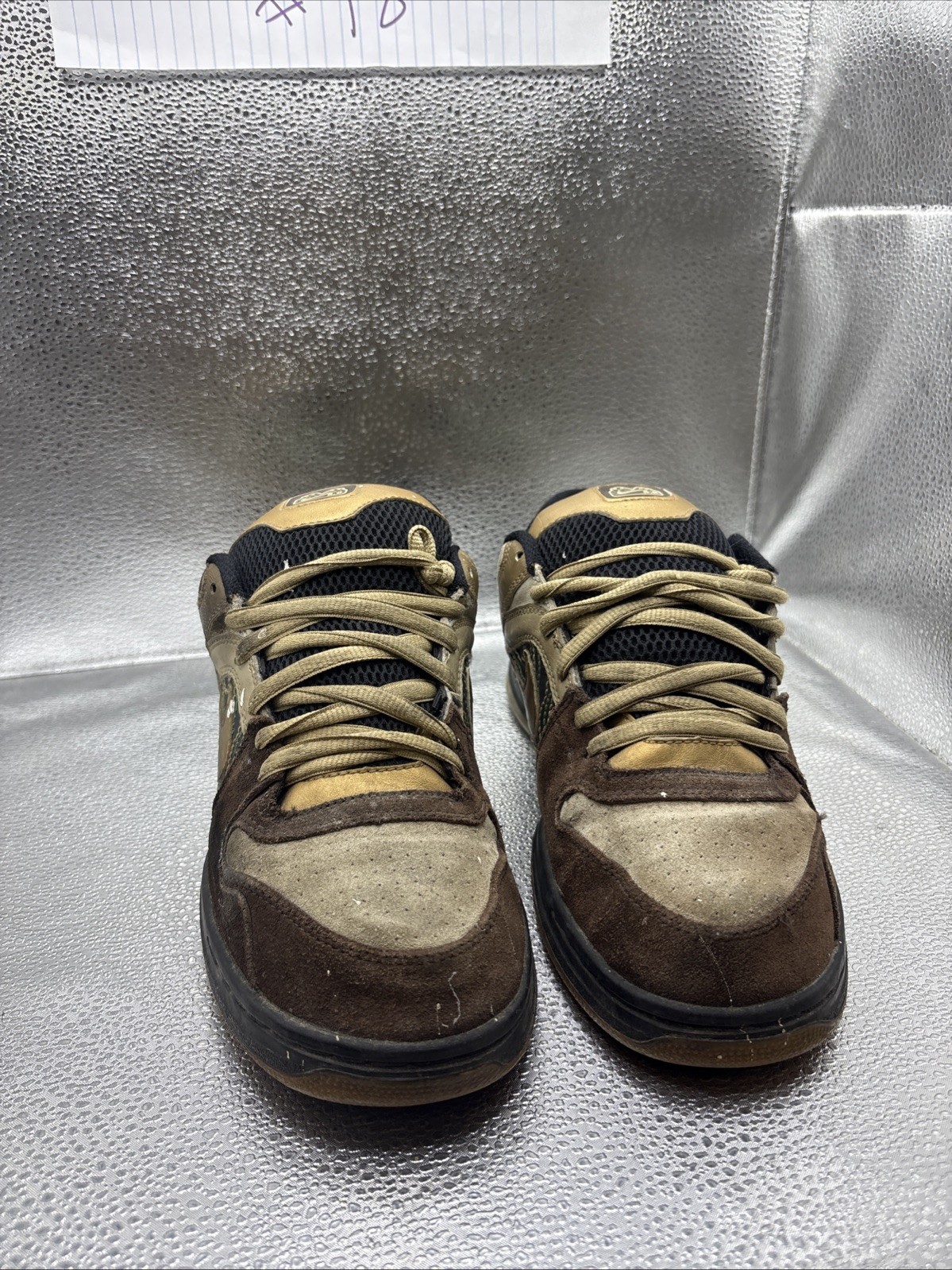 Nike SB SZ 9.5 Air Oncore Dunk Low 6.0 RARE 313661-072 Y2K Brown Gold Skate