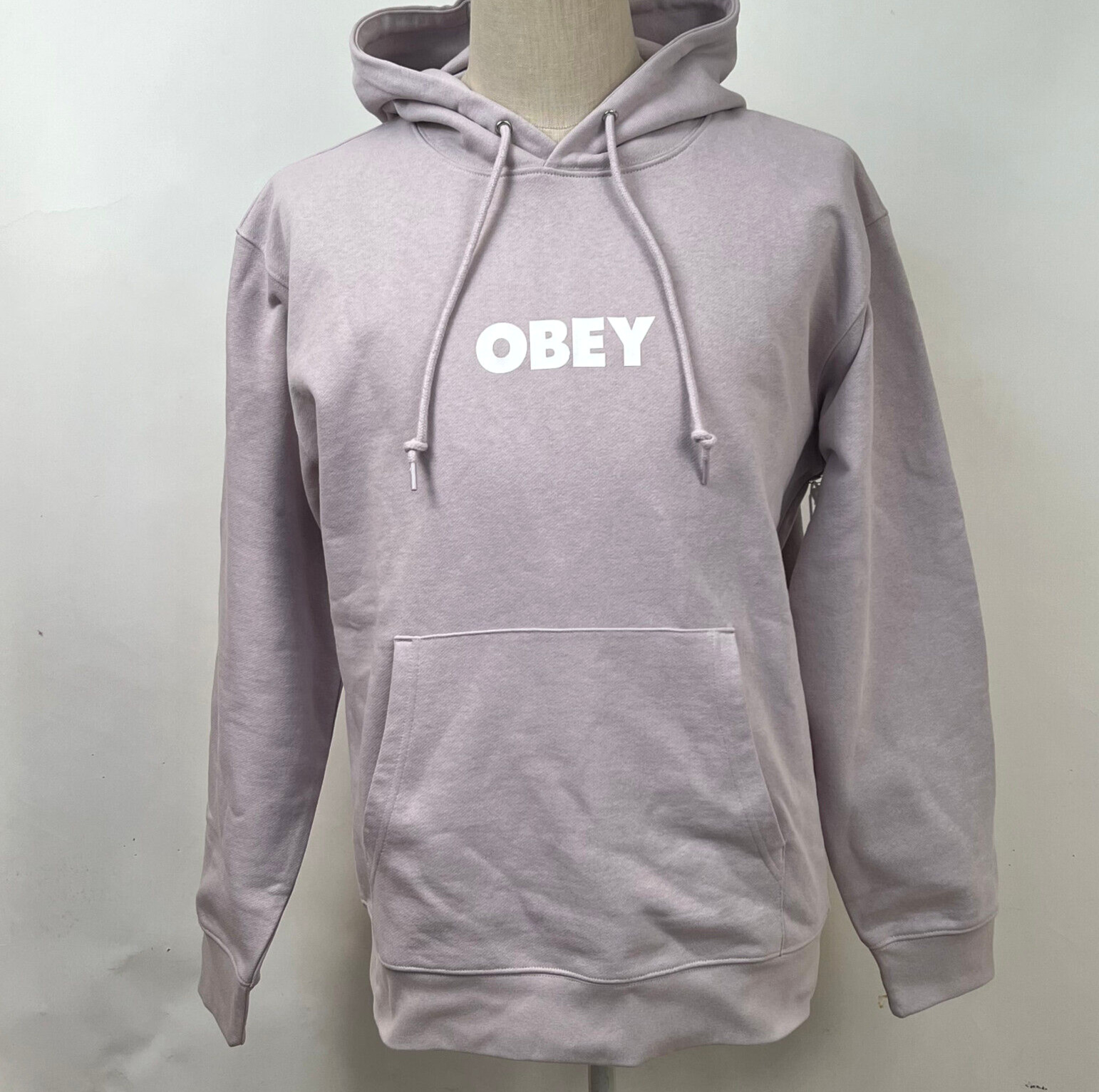 Obey Men’s Hoodie Sweatshirt Bold Obey Purple Paste Size M NWT Shepard Fairey