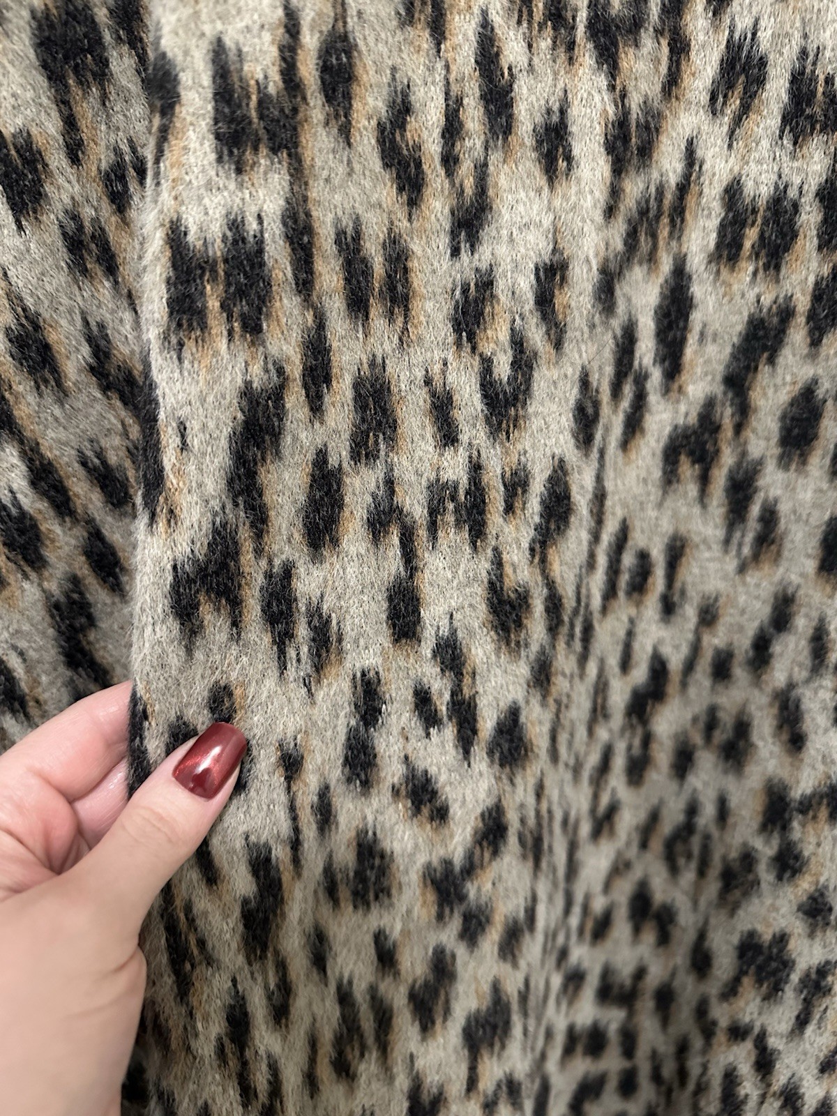 Maurice’s Leopard Print Coatigan Jacket Sz XL