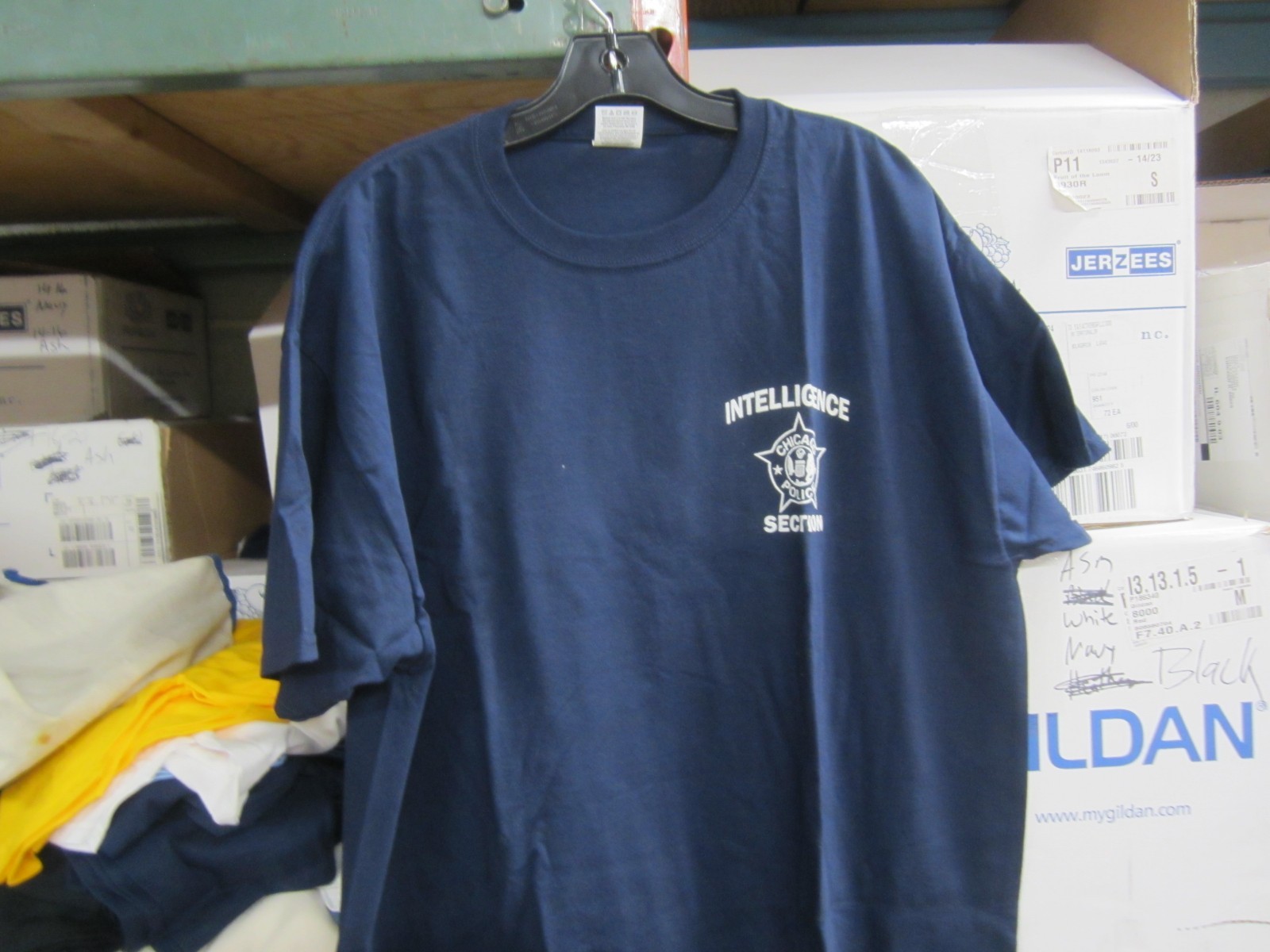 CHICAGO POLICE INTELLIGENCE T-SHIRT M,L,XL,XXL,XXXL
