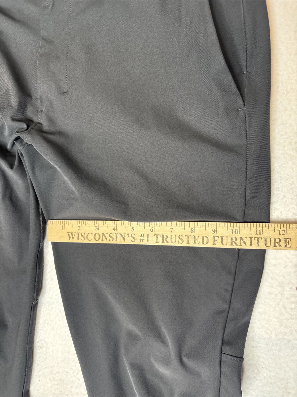 Lululemon Commission Pants Grey Men’s Size 36×32 Classic ABC Warpstreme LM5AF2S