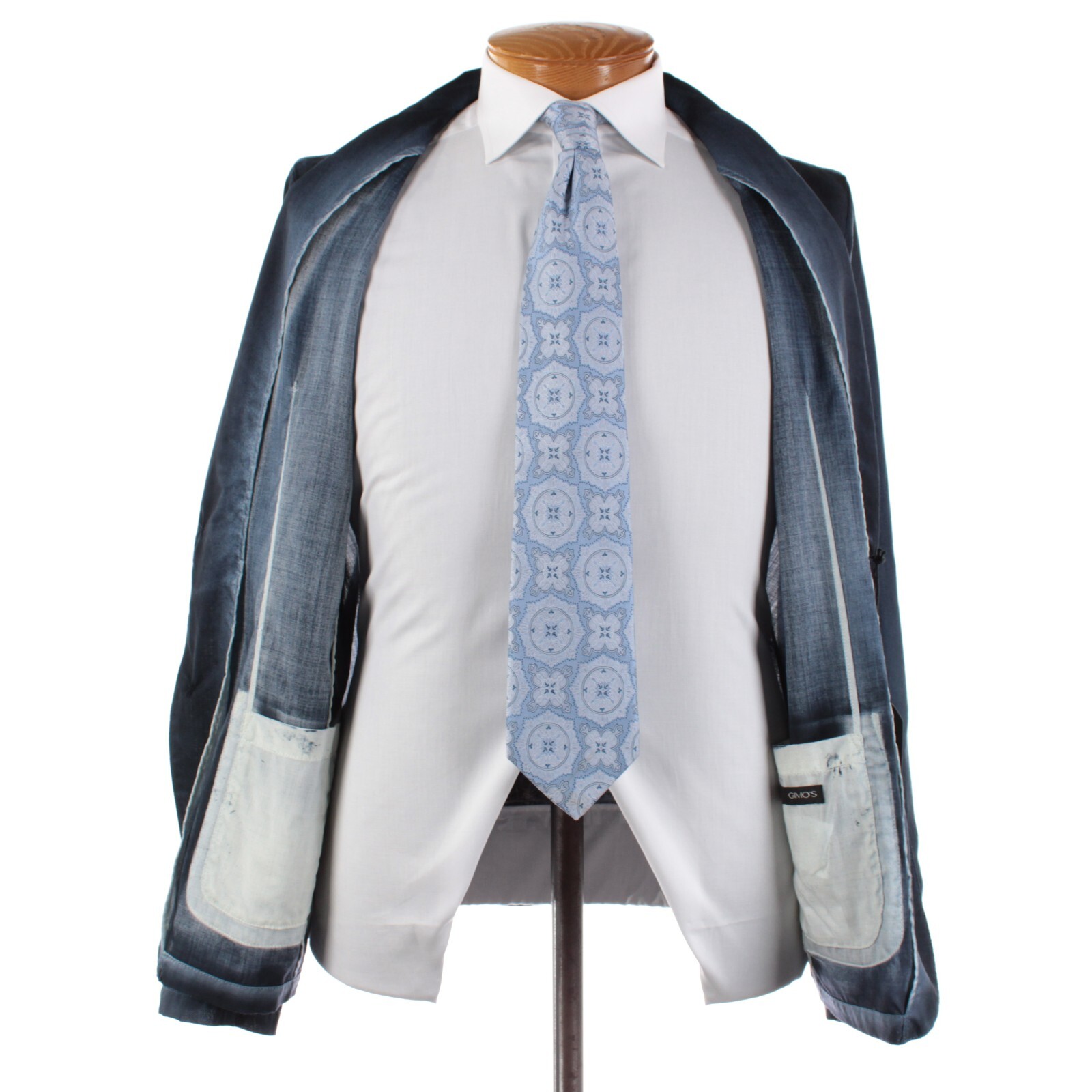 Gimo’s NWT 100% Wool Sport Coat / Soft Jacket Size 52 (L US) In Shades of Blue