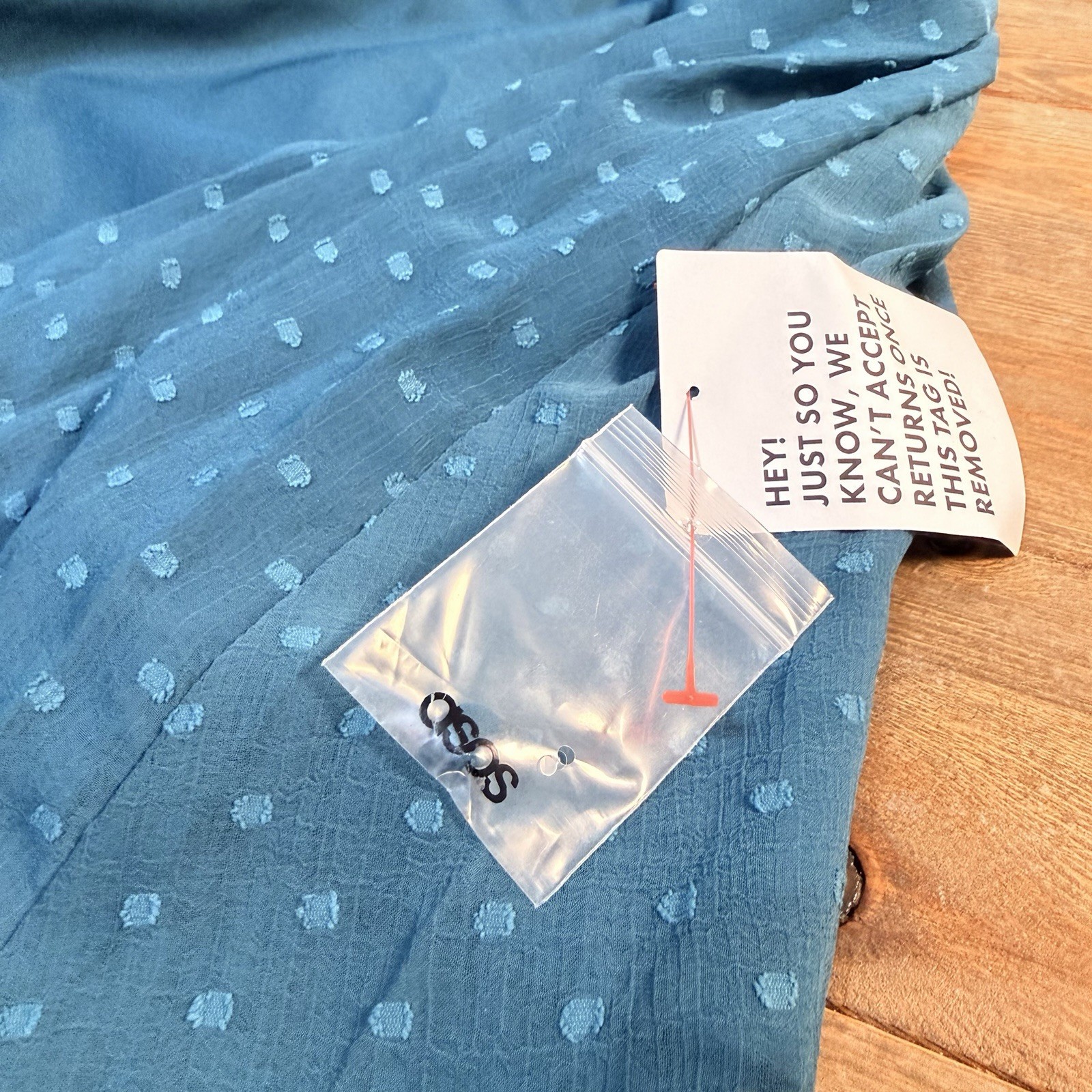 ASOS Design Teal Midi Dress Size 10 Long Sleeve Pleated Swiss Dot Chiffon