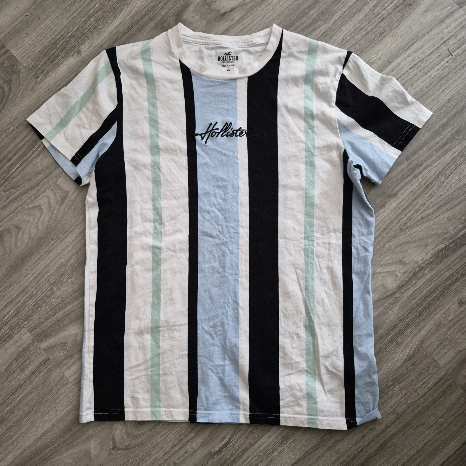 Mens M Hollister T-Shirt Short Sleeve Logo Graphic Tee