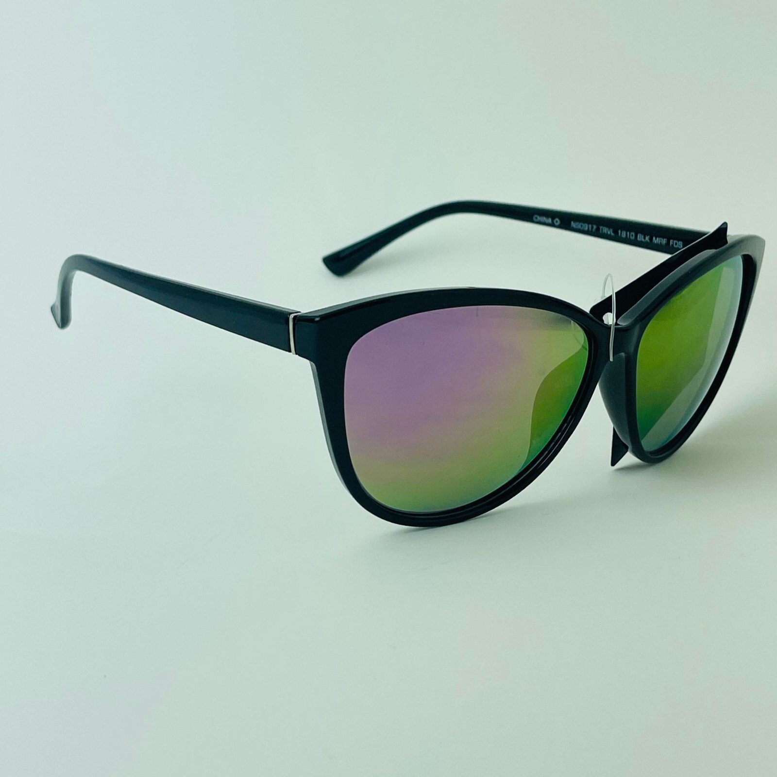 Fashion Sunglasses For Women Cat-eye, 100% UVA-UVB Protection, (Black TRVL), NEW
