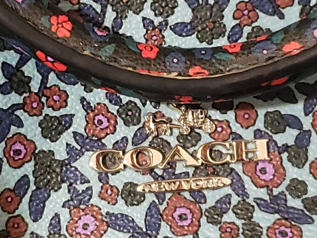 Coach Sierra Prairie Wildflower Satchel Crossbody Bag F59447
