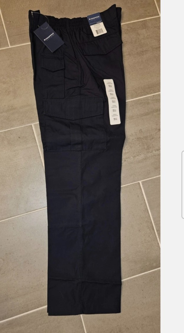 2 Propper BDU Trousers Zip Fly Polyester/Cotton LAPD Navy Size 46×34 F520538450
