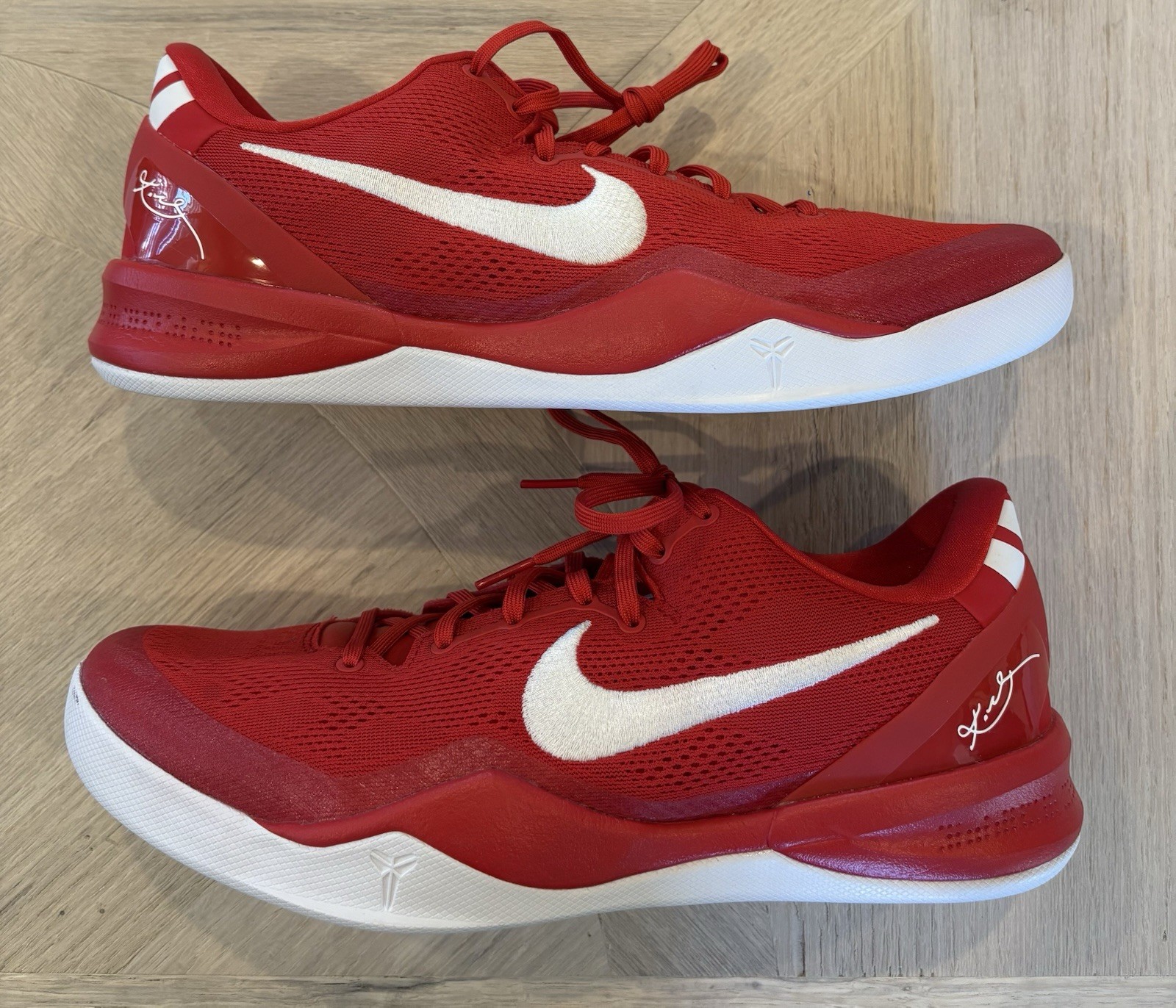 Nike Kobe 8 Protro in the “University Red” Colorway. Mens Size 13.5