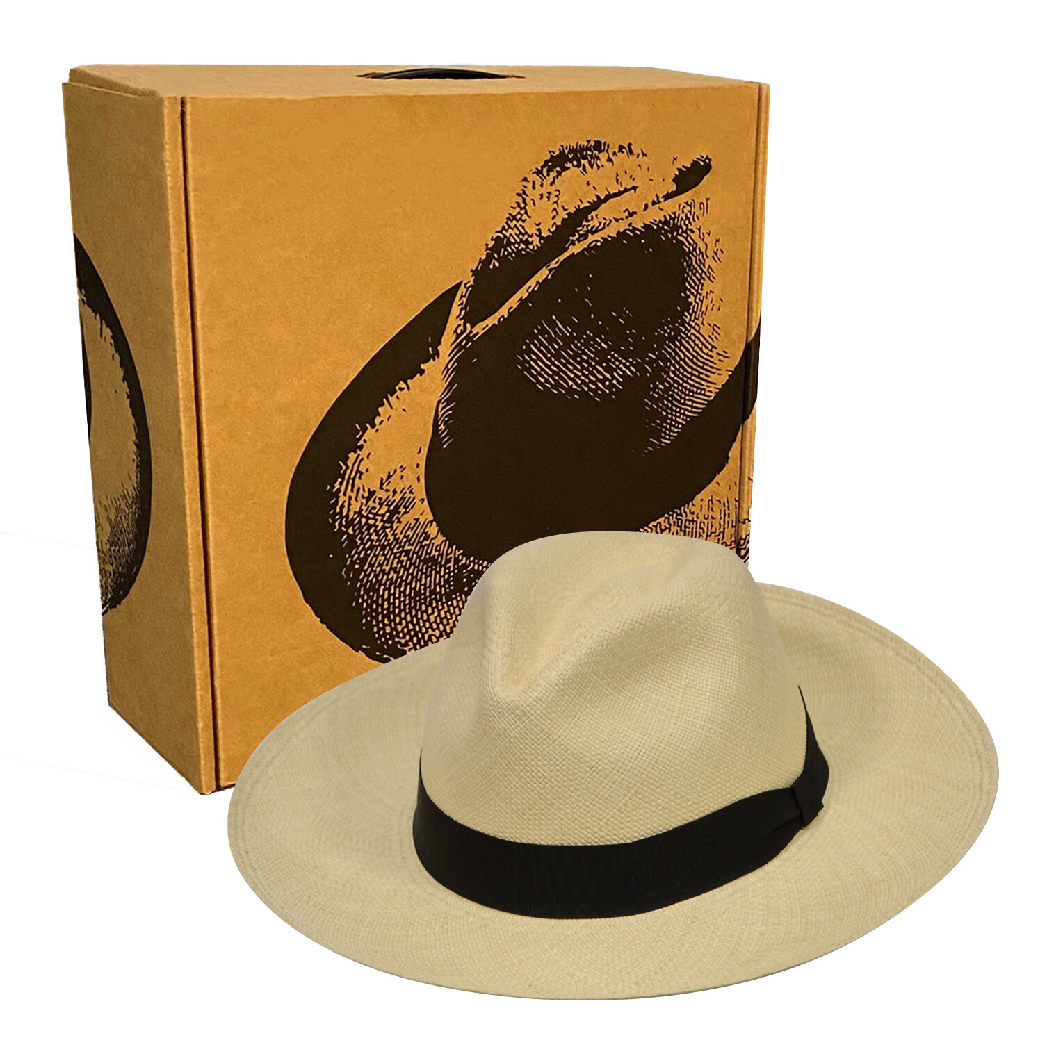 Genuine Panama Hat | Wide Brim Fedora | Toquilla Straw | Made in Ecuador | GPH