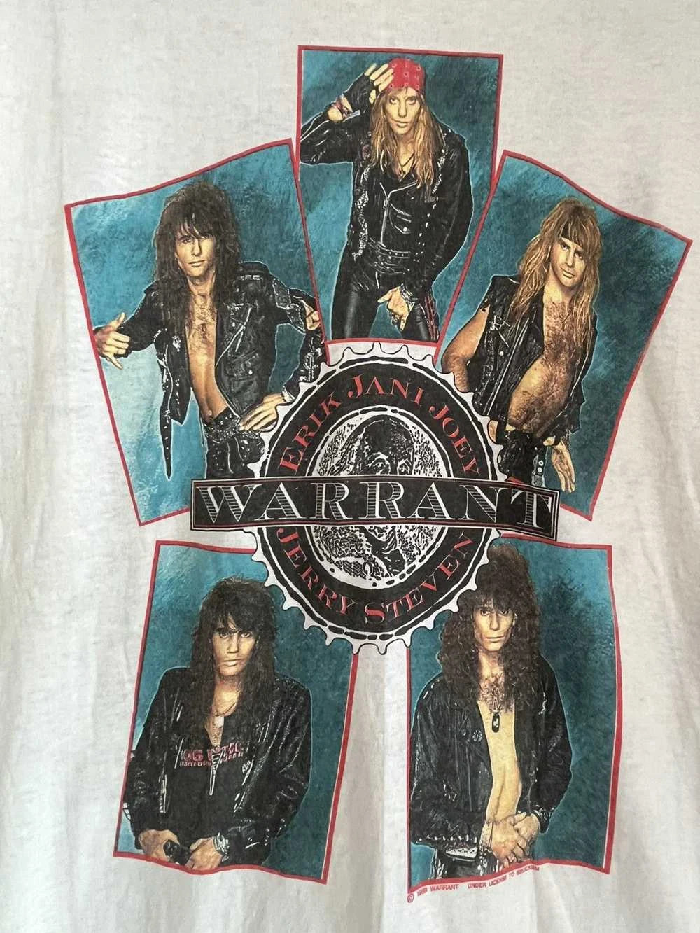 Warrant Band Tour White Tee Gift For Fan Cotton T-Shirt S To 5XL TS161