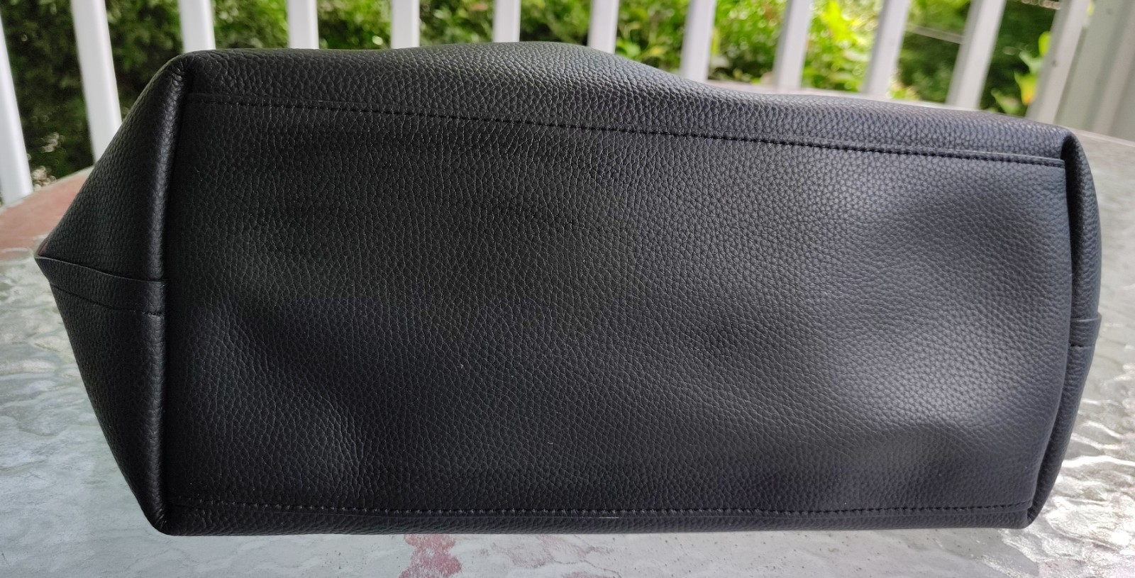 Coach LARGE 58849 Black Market Leather Turnlock Tote/Shoulder Bag