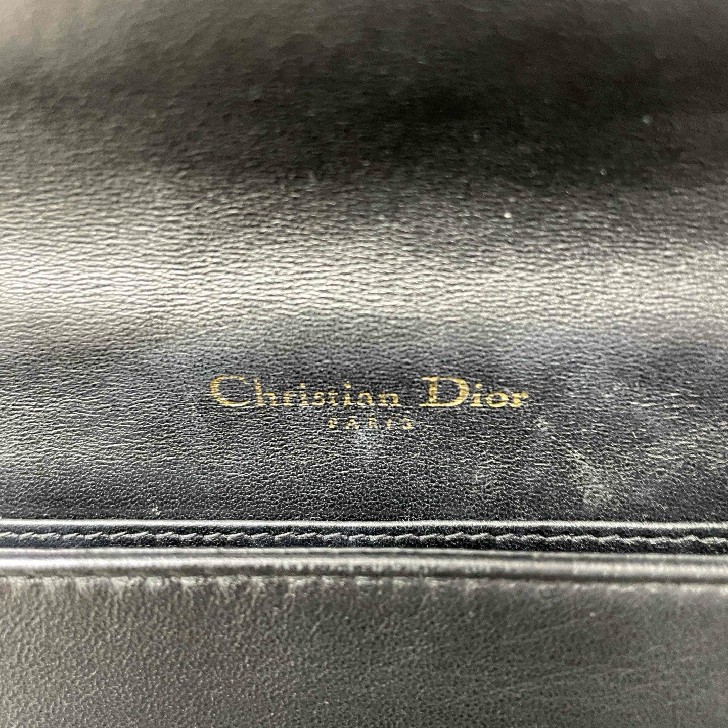 Dior Pre-Owned Authentic Chain Bag Black 21.5*12.5*3 Free Tracked Shipping