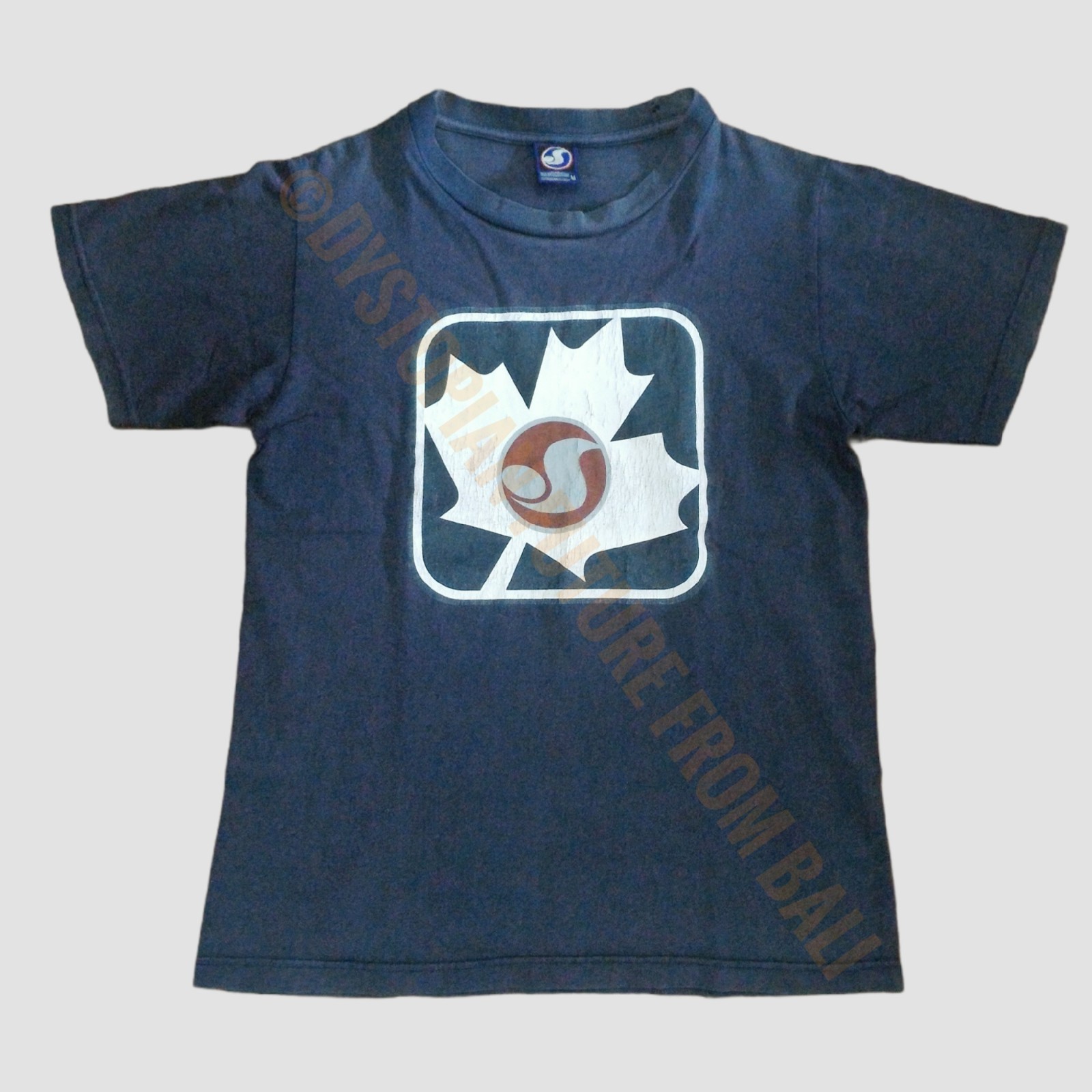 Rare Vintage DVS Shoe Company Outerwear Division Maple Leaf Skateboards T-shirt