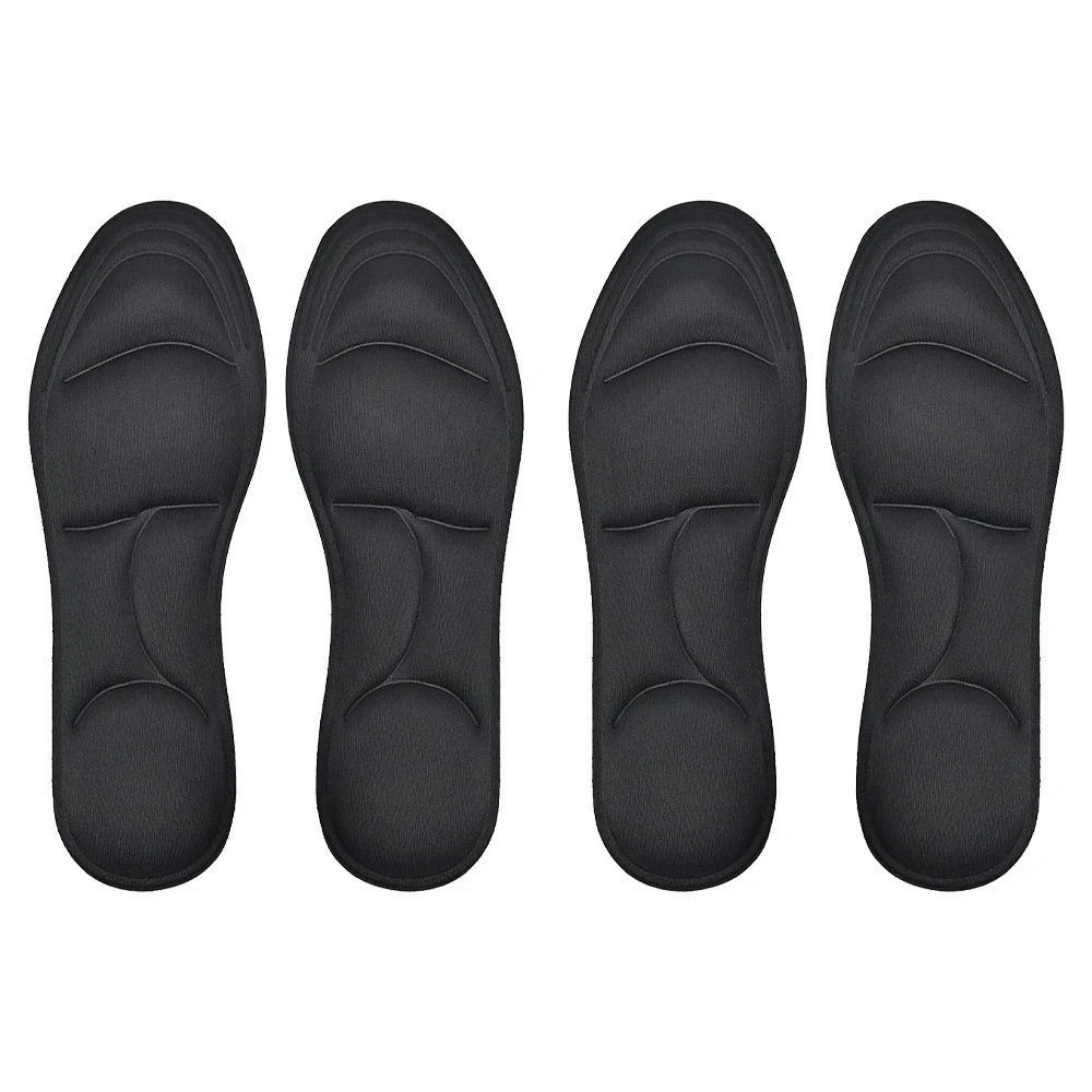 8PCS 5D Memory Foam Insoles Arch Support Cushion Shoe Inserts Men Women Comfort