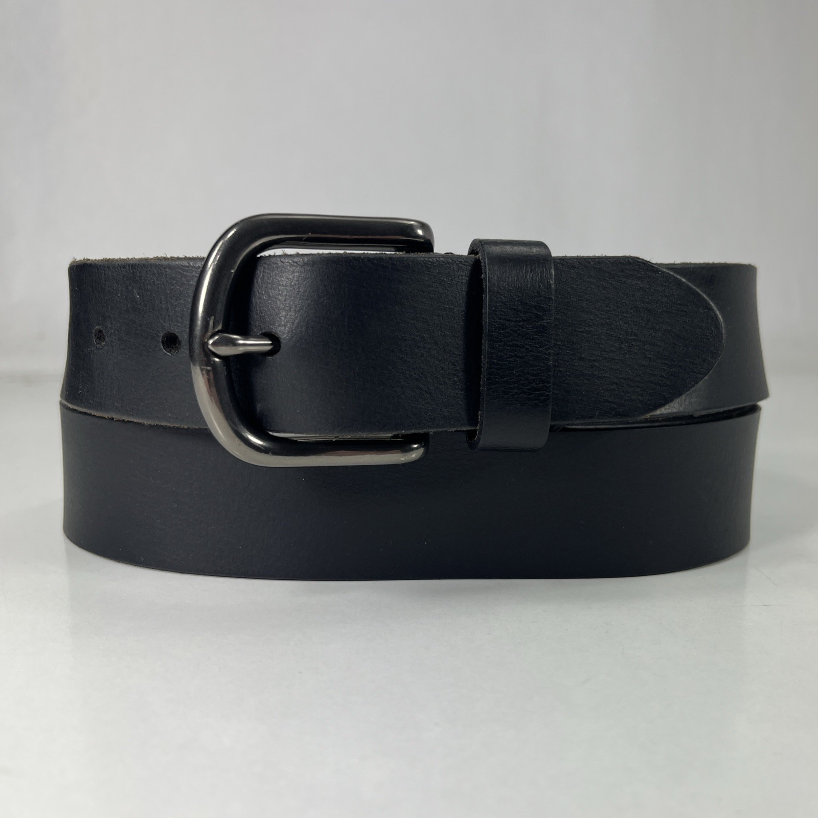 Wrangler Black Genuine Leather Work Belt – Men’s Size 38/95