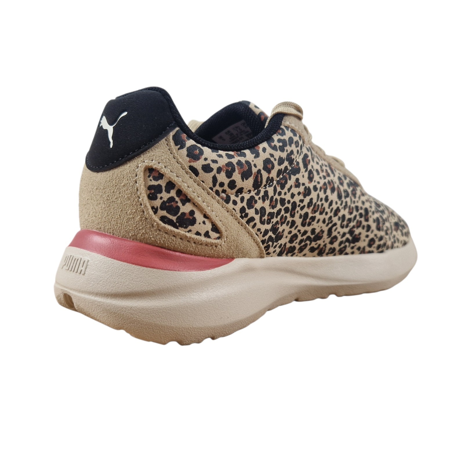 Puma Softride Cosmic LT W Animal Sneakers Womens Sz 38 39 New Toasted Almond DS