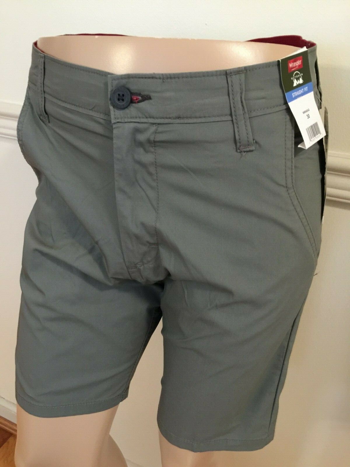 NWT Wrangler Men’s Shorts Flex Waistband & Fabric 5 Pocket Straight 9″ Outdoor