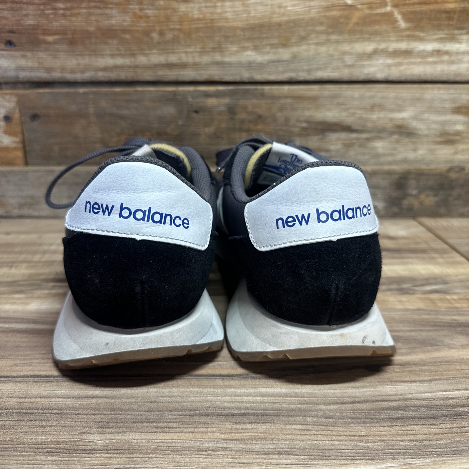 NEW BALANCE 237 Casual Sneakers Unisex Size M9.5 W11 Black Grey WS237NB