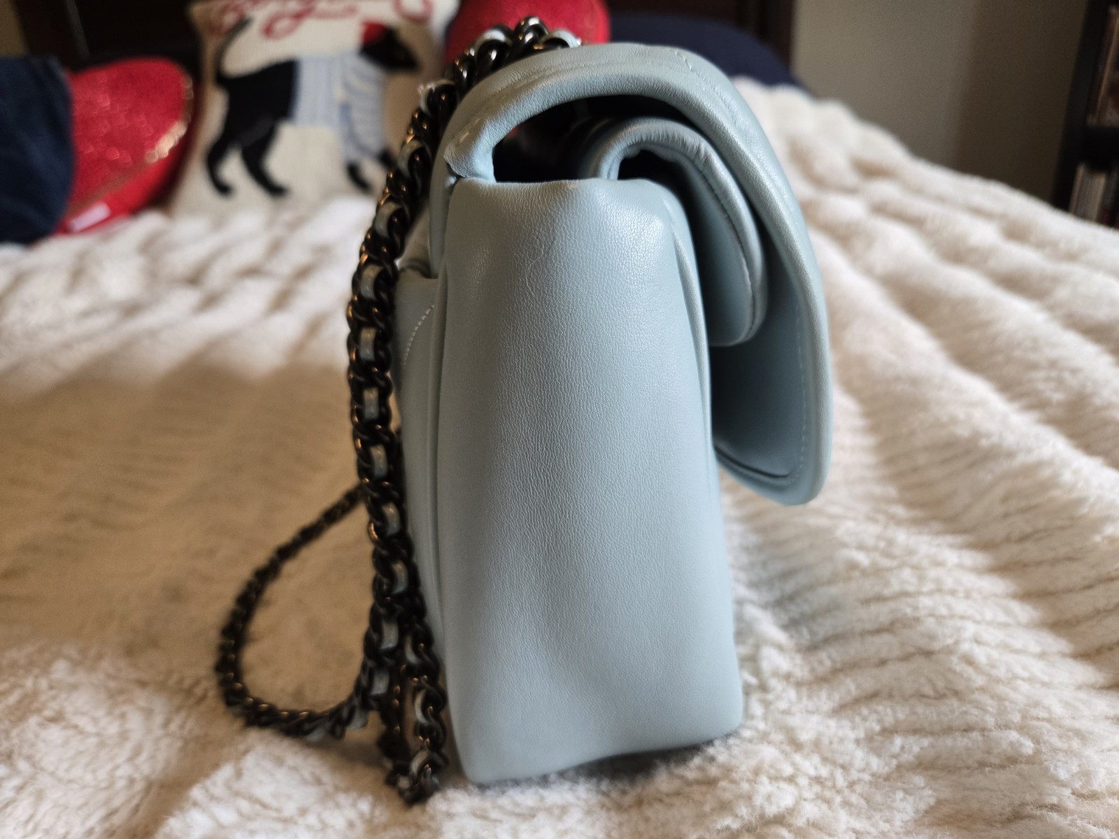 COACH Quilted Madison, Full Size. Aqua, GUC