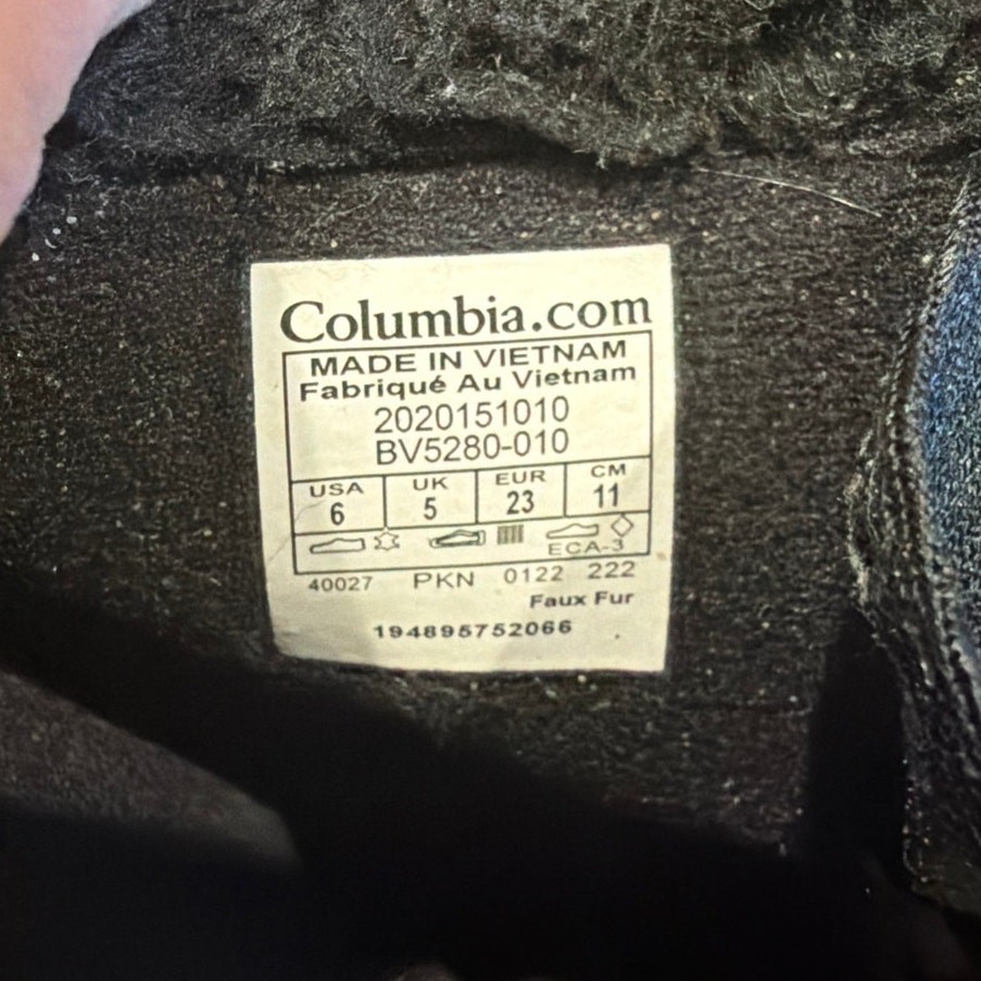 Columbia Bugaboot Celsius Strap Waterproof Snow Boots, Black, Toddler Size 6C