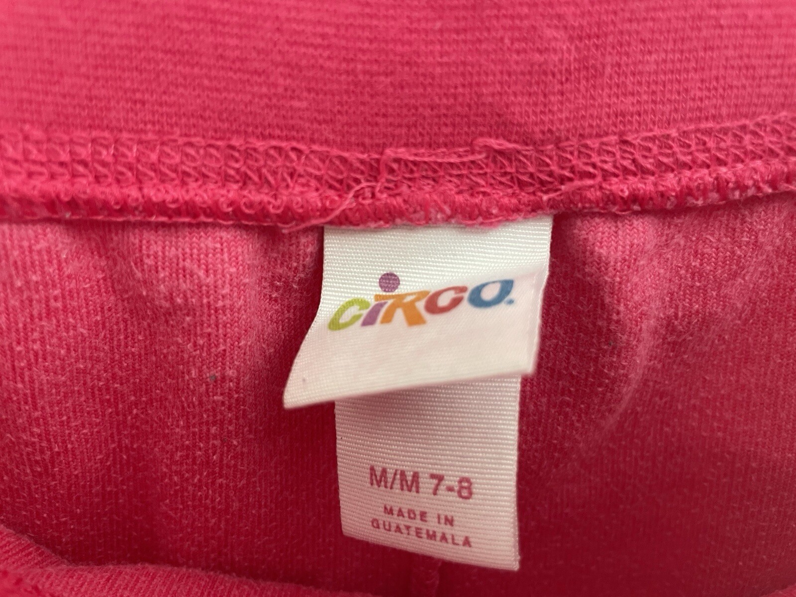 Circo Kid Girls Solid Hot Pink Cozy Elastic Waist Pull On Flared Leg Pants M 7-8