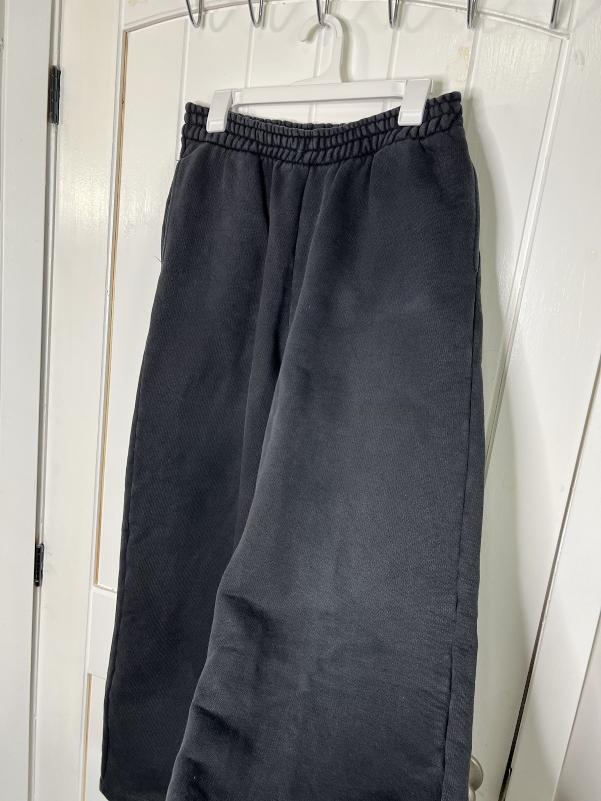 Velour Garments 600 GSM ‘Anthracite’ Straight-leg Pants × 1