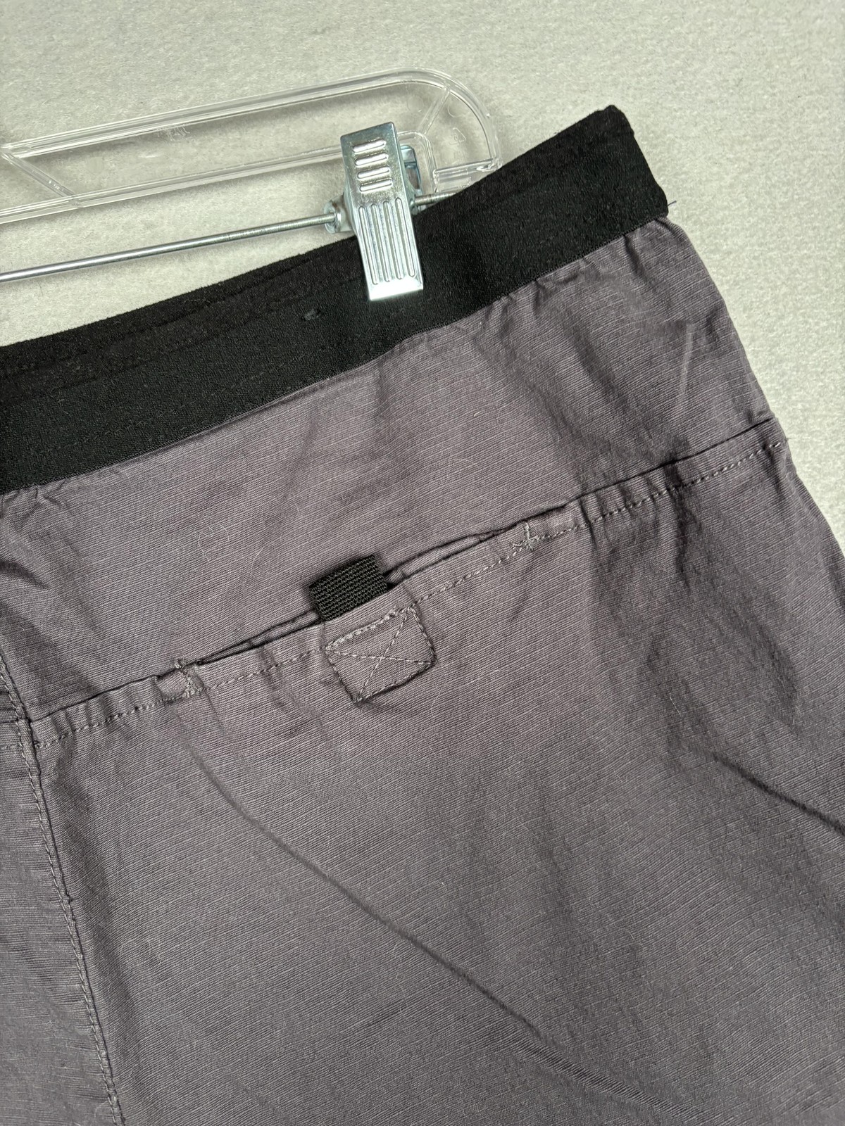 LEG3ND Discovery Shorts Mens Large Gray Ripstop Drawstring Casual Elastic Waist