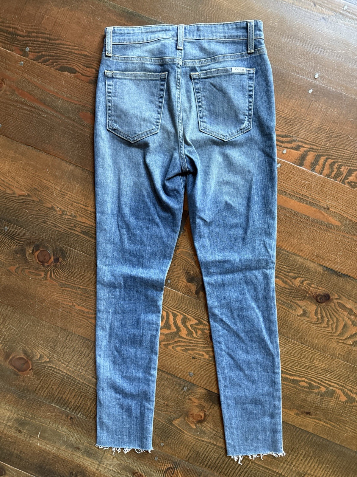 Joe’s Jeans Women’s High-Rise Skinny Ankle Jeans Blue Distressed 27 NWOT