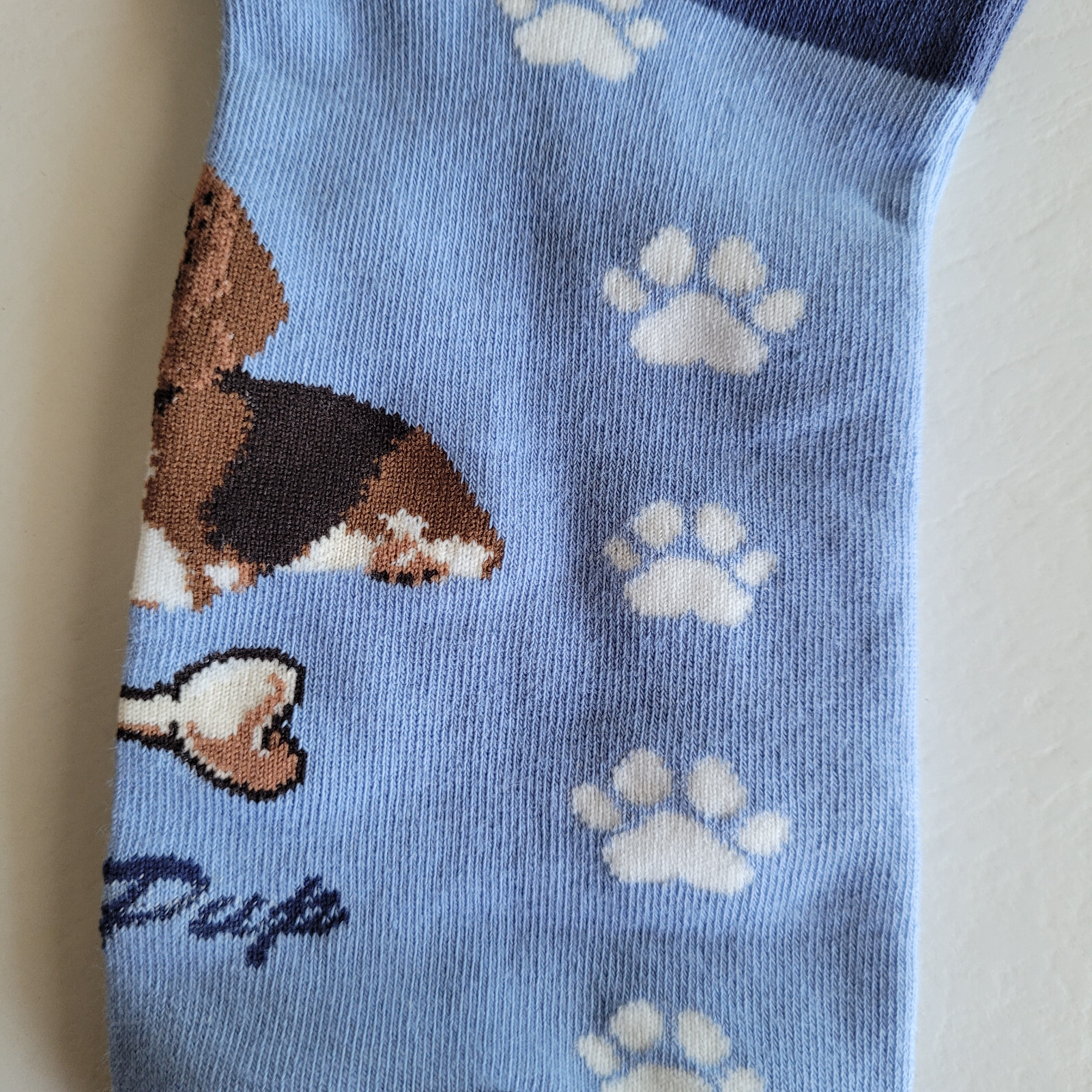 Beagle Dog Socks Fun Novelty Dress Casual Unisex SOX FineFit One Size Puppy Pet