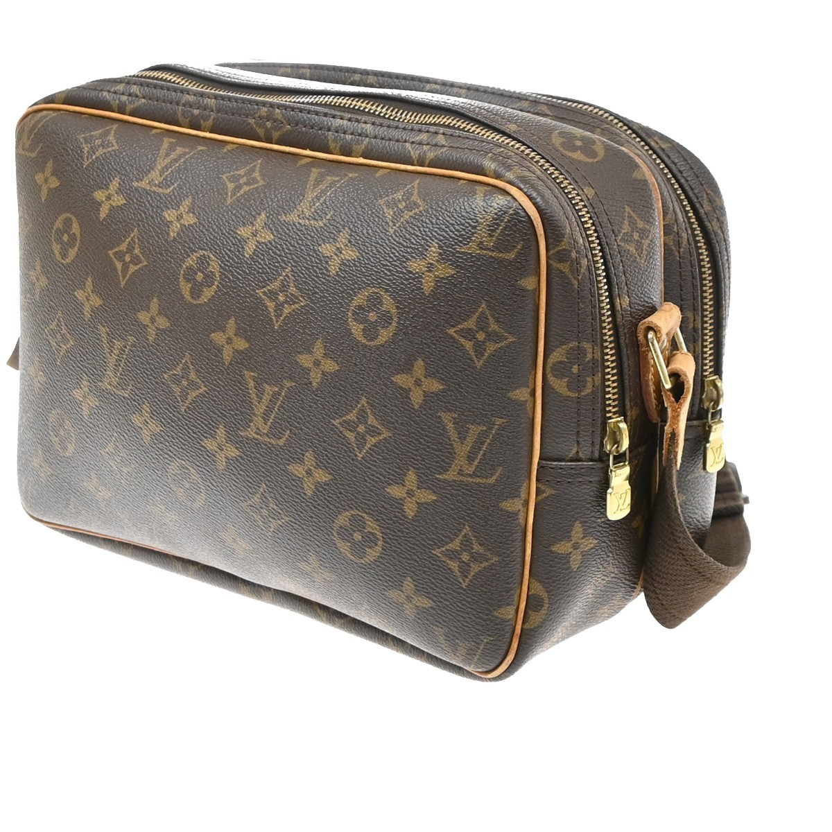 LOUIS VUITTON Reporter Crossbody Shoulder Bag Monogram Leather BN M45254 35SA260