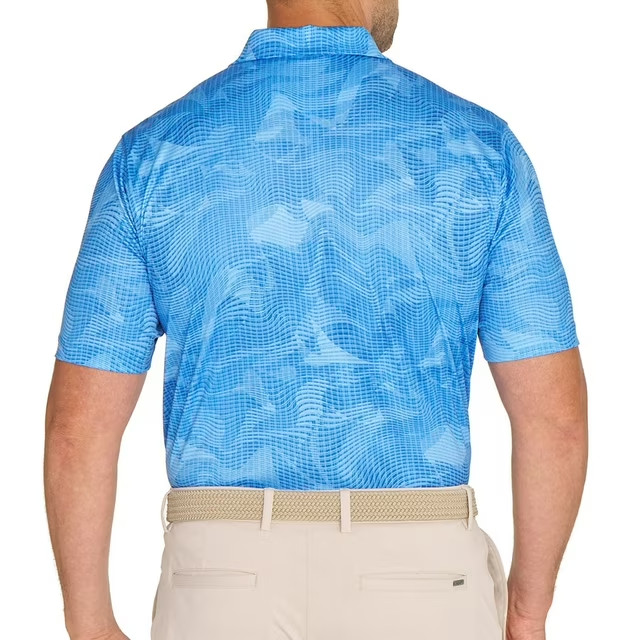 Greg Norman Men’s Performance Golf Polo Size M Blue