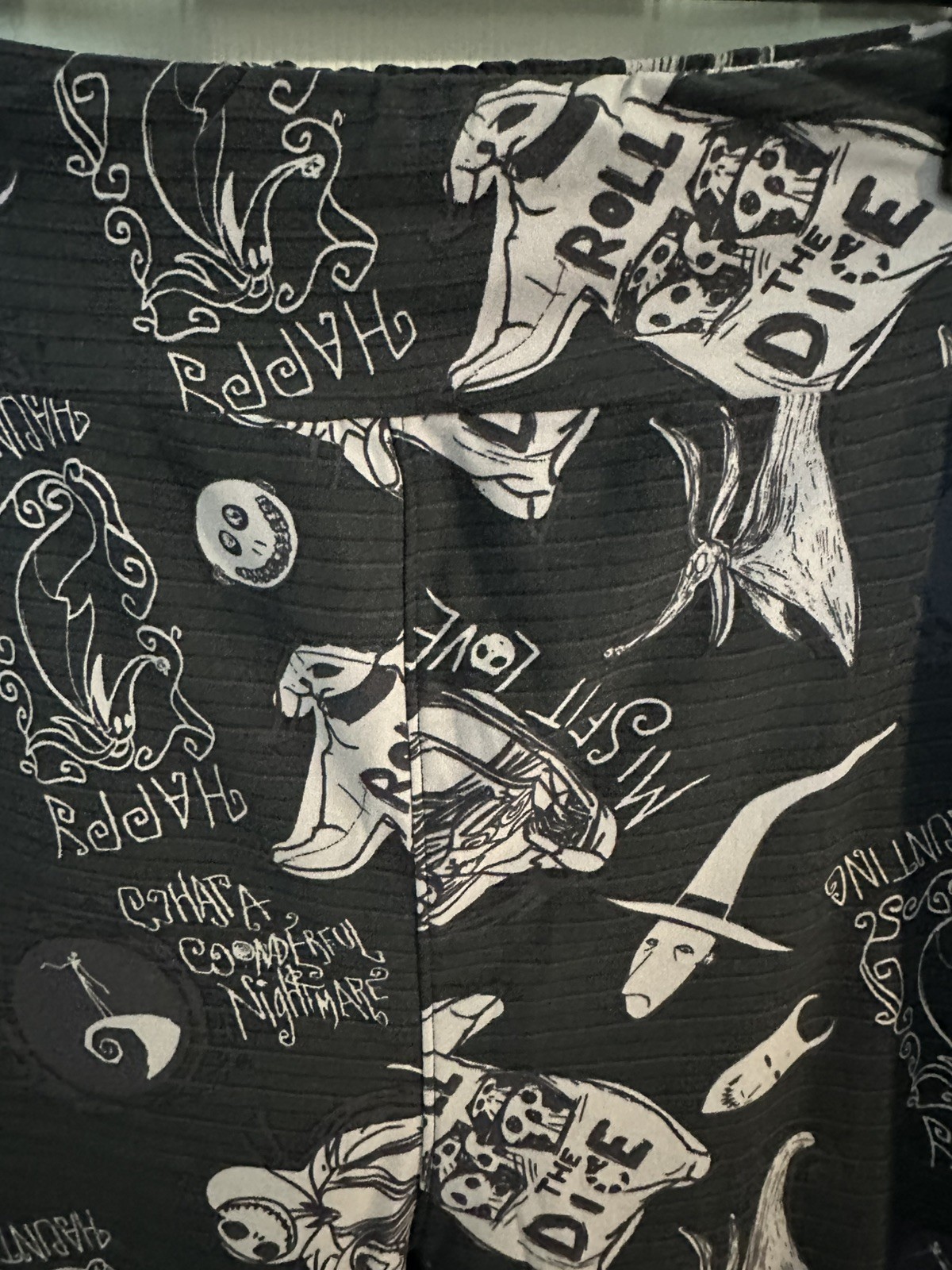 Lularoe Disney Pre Own Nightmare Before Christmas Jack Skellington Gray -TC2