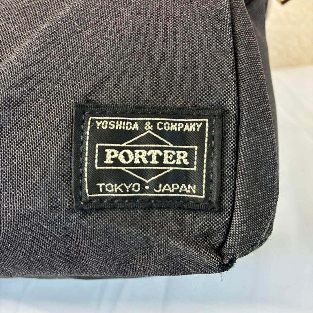 PORTER YOSHIDA DRAFT Shoulder Bag 2way navy Japan Authentic