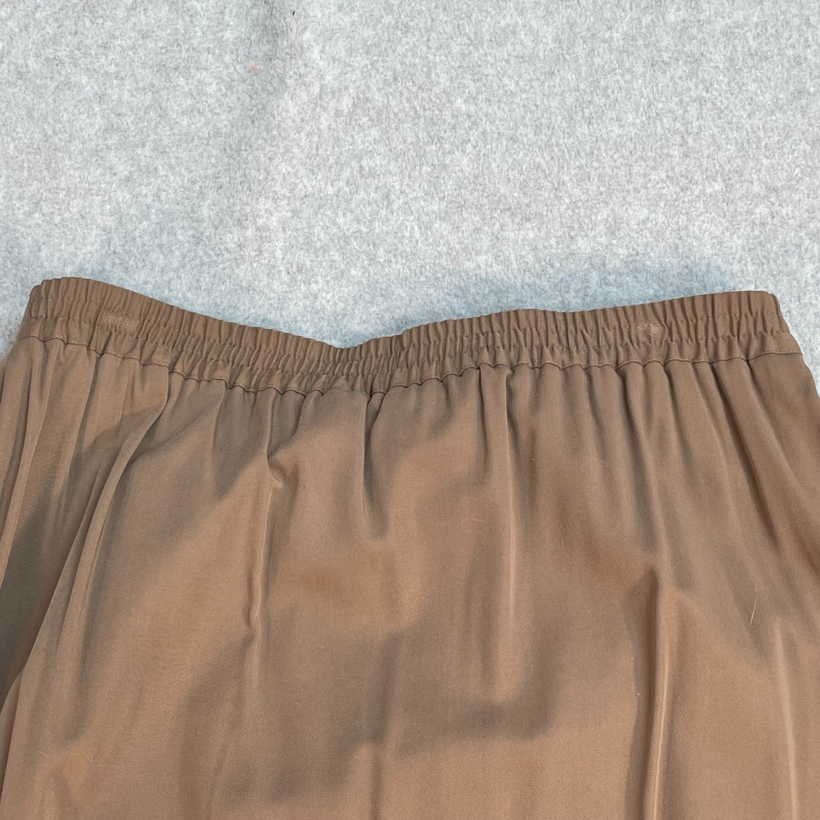 Evan Picone Sport Vintage Wrap Skirt Women’s L Brown Mocha 90’s Preppy Midi