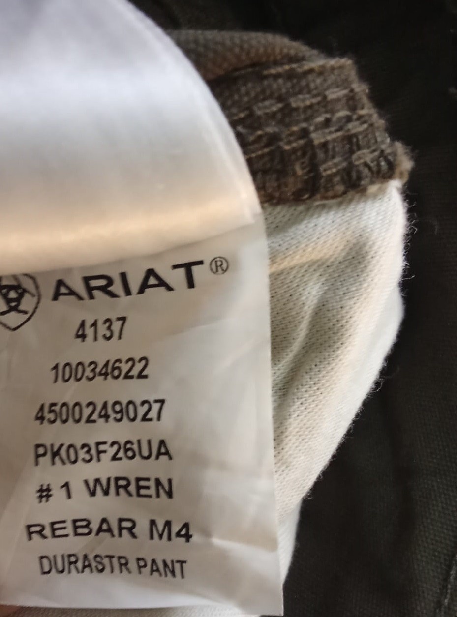 Ariat Rebar M4 Relaxed Straight Leg DuraStretch Pants, Work Pants, Work Wear