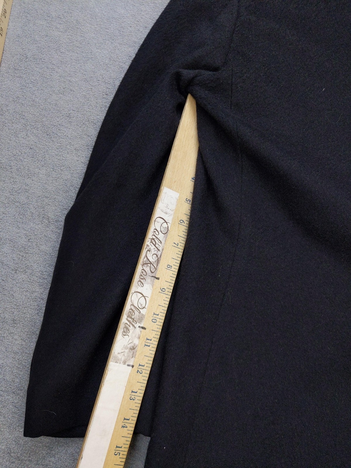 Tailors Row By Deansgate Blazer Mens 44 Black Sport Coat Jacket Classic Formal
