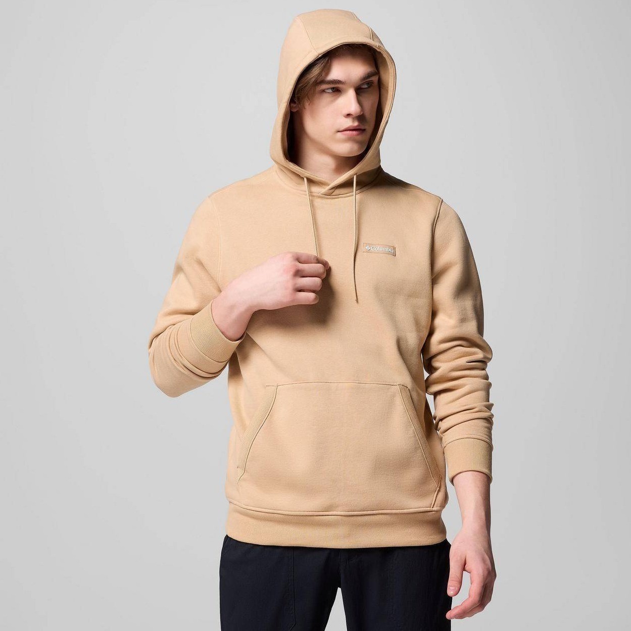 Columbia Mens Meridian Creek Hoodie Tan Beige XM8107-262 Small NWT