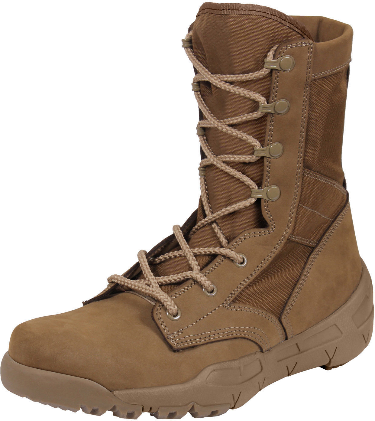 Rothco Coyote Brown AR 670-1 V-Max Lightweight Tactical Boots