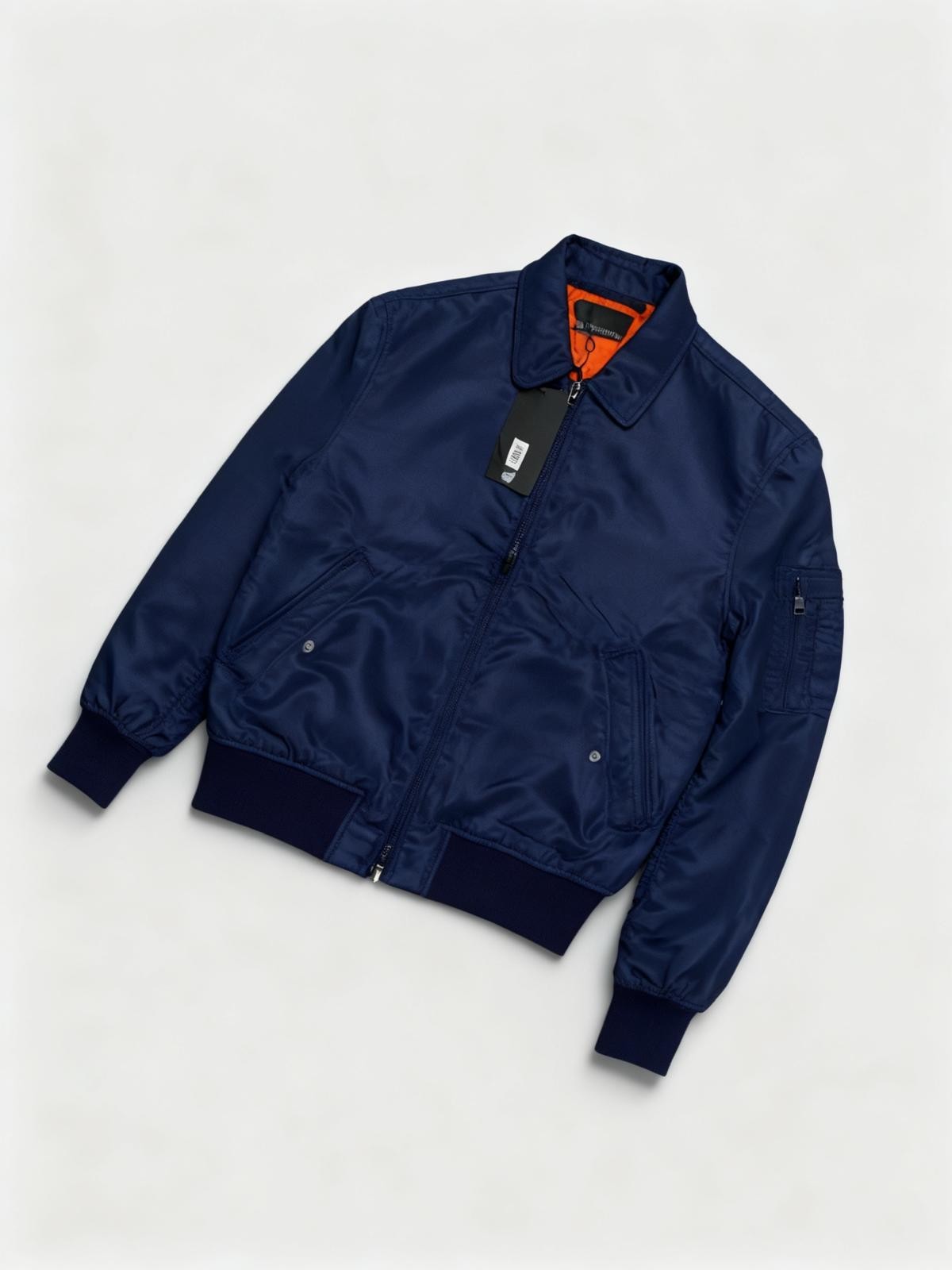 Men’s High Quality Winter Jacket Brand Banana Republic Size Small (Navy Blue)