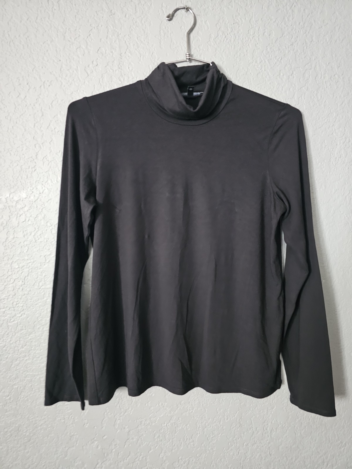 Eileen Fisher Women’s Black Long Sleeve Turtleneck Sweater Size M