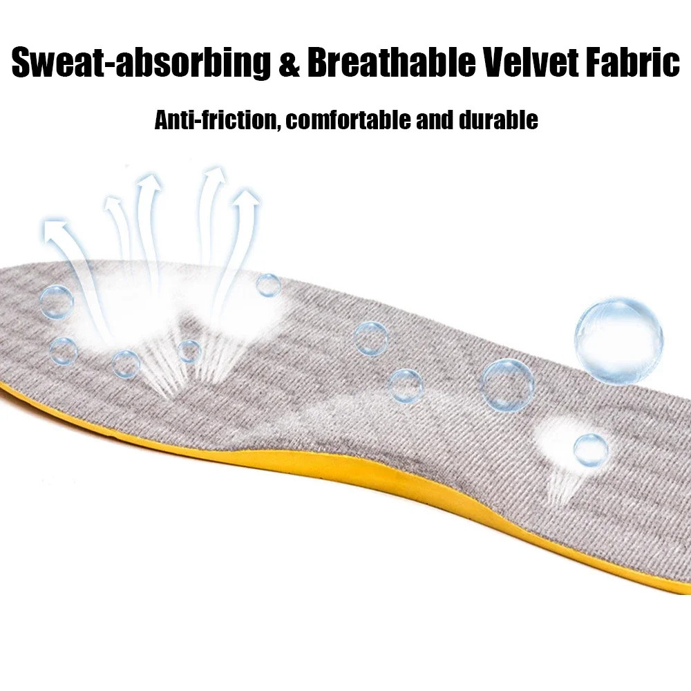 Flat Foot Orthopedic Insoles for Men Women Shoes Arch Support Insoles for Childr