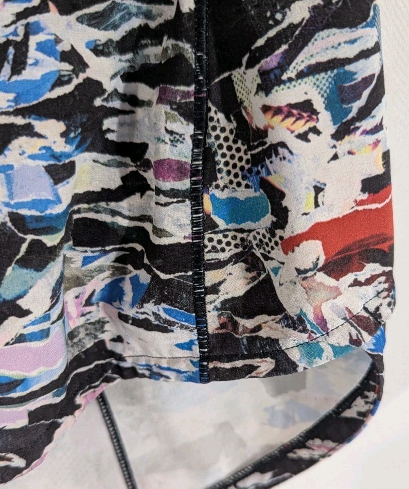 Lululemon Speed Up Lined Shorts Size 4 Womens Colorful Vented Side Slit Pockets